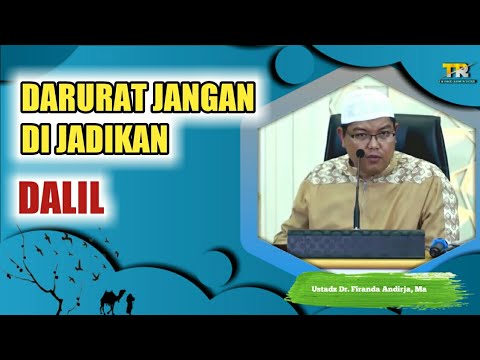Darurat Jangan Di Jadikan Dalil!!! 🔵Ustadz Dr. Firanda Andirja, Ma