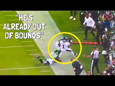 NFL Insanely Late Hits
