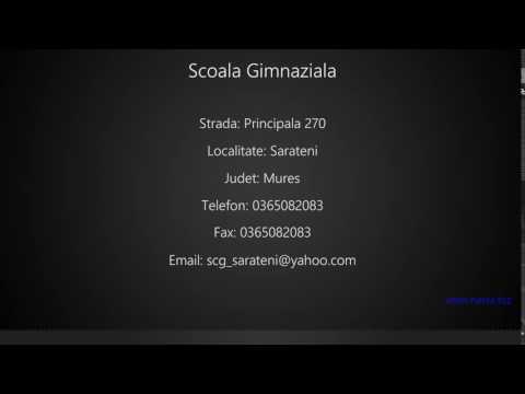 Scoala Gimnaziala Sarateni