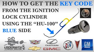 How To Get The Key Code From The Ignition Lock For General Motors GM Vehicles Using Accureader BLUE