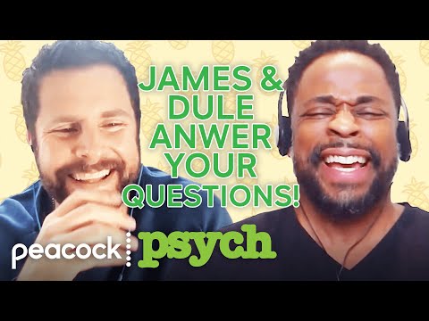 James and Dule Answer Your Fan Questions | Psych