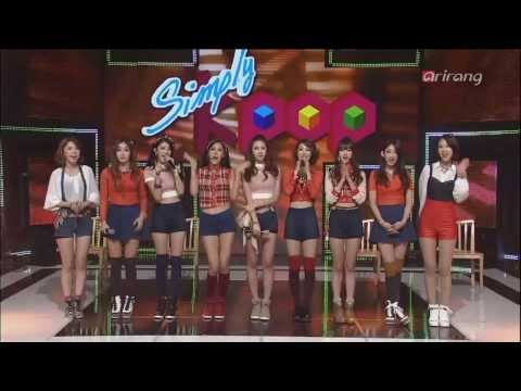 [HD] 131022 Nine Muses - Gun + Talk @ Arirang Simply K-Pop