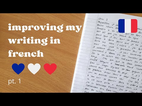 Improving my French writing in 5 days | pt. 1
