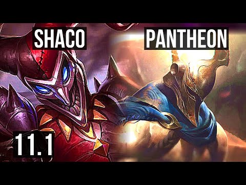 SHACO & Kai'Sa vs PANTHEON & Jhin (SUPPORT) | 3/0/8, 2.4M mastery, 900+ games | BR Diamond | v11.1