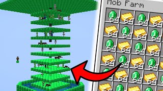 Building the Most EXPENSIVE Mob Farm - 100 by 100 Minecraft