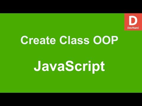 JavaScript Create Class