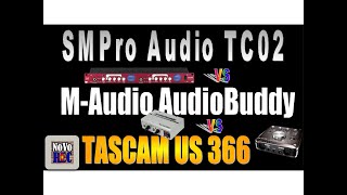 Video thumbnail for 2.12 Обзор предусилителей TC02, AudioBuddy, Tascam US 366, dbx 760x, микрофон Октава мк-105 by Мастерская Домовая и Студия NoVo REC