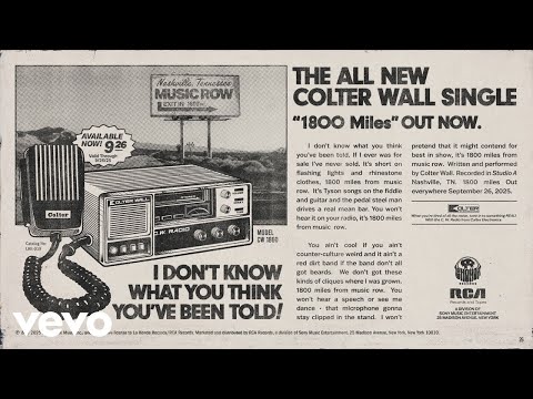 Colter Wall - 1800 Miles (Audio)