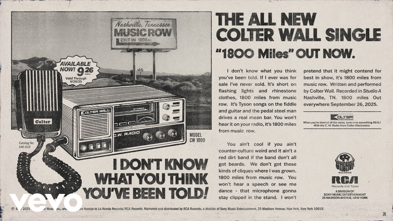 1800 Miles - Colter Wall 和訳 by radictionary