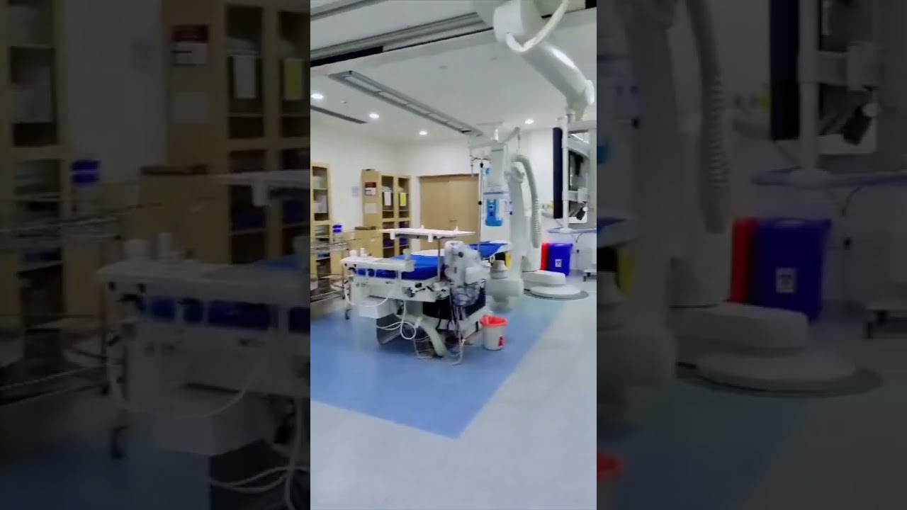 Cathlab Room | Angiography Room |cardiac catheterization | CAG | #shorts #robotambulance  #cardio