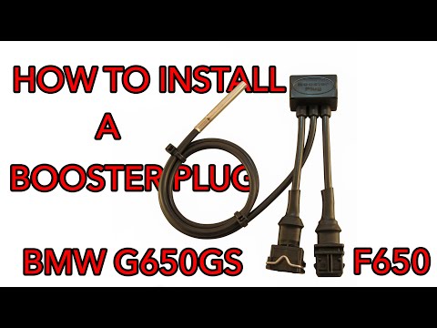 BMW G650 GS / F650 - BOOSTER PLUG INSTALL