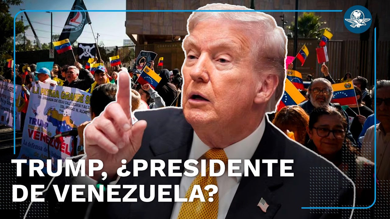 Trump se nombra "Presidente en funciones de Venezuela"; acción se interpreta como símbolo del cont