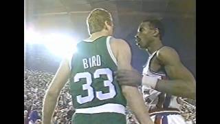 Larry Bird's Shot-by-Shot Elimination Game Performance (4-of-17 vs. Pistons)