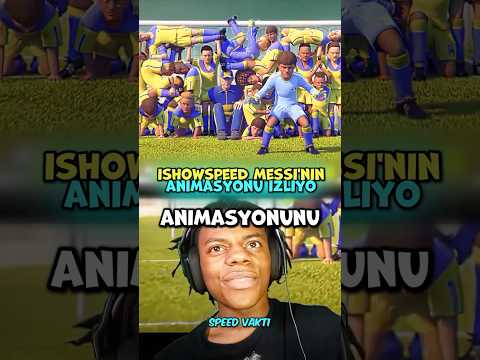 Speed Ronaldo ve Messi'nin Animasyonu İzliyor Ve Garip Tepki Veriyor❤️🤯