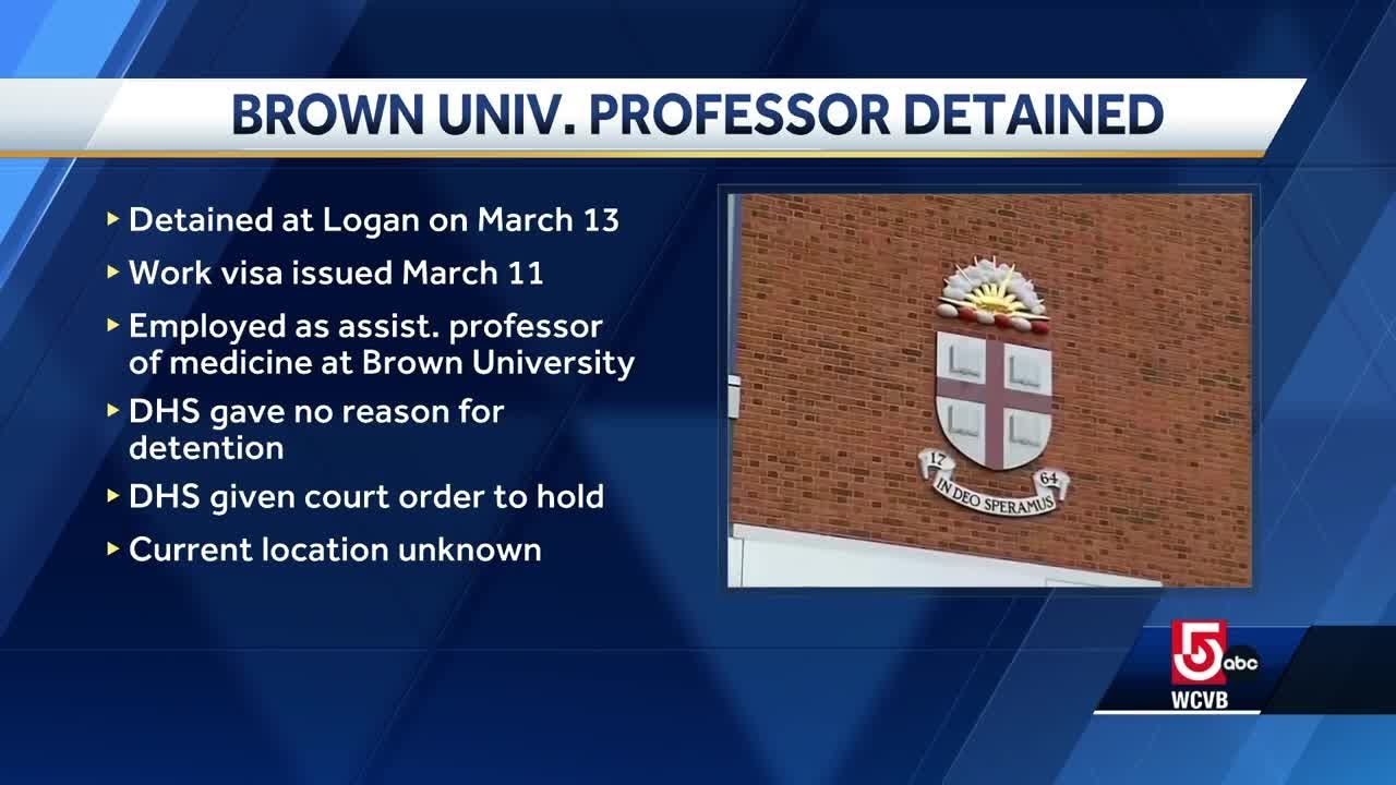 Brown University doctor detained at Logan