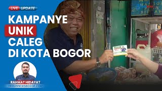 Cara Unik Kampanye Caleg NasDem Kota Bogor, Jualan Kue Basah Sambil Sampaikan Visi-Misi