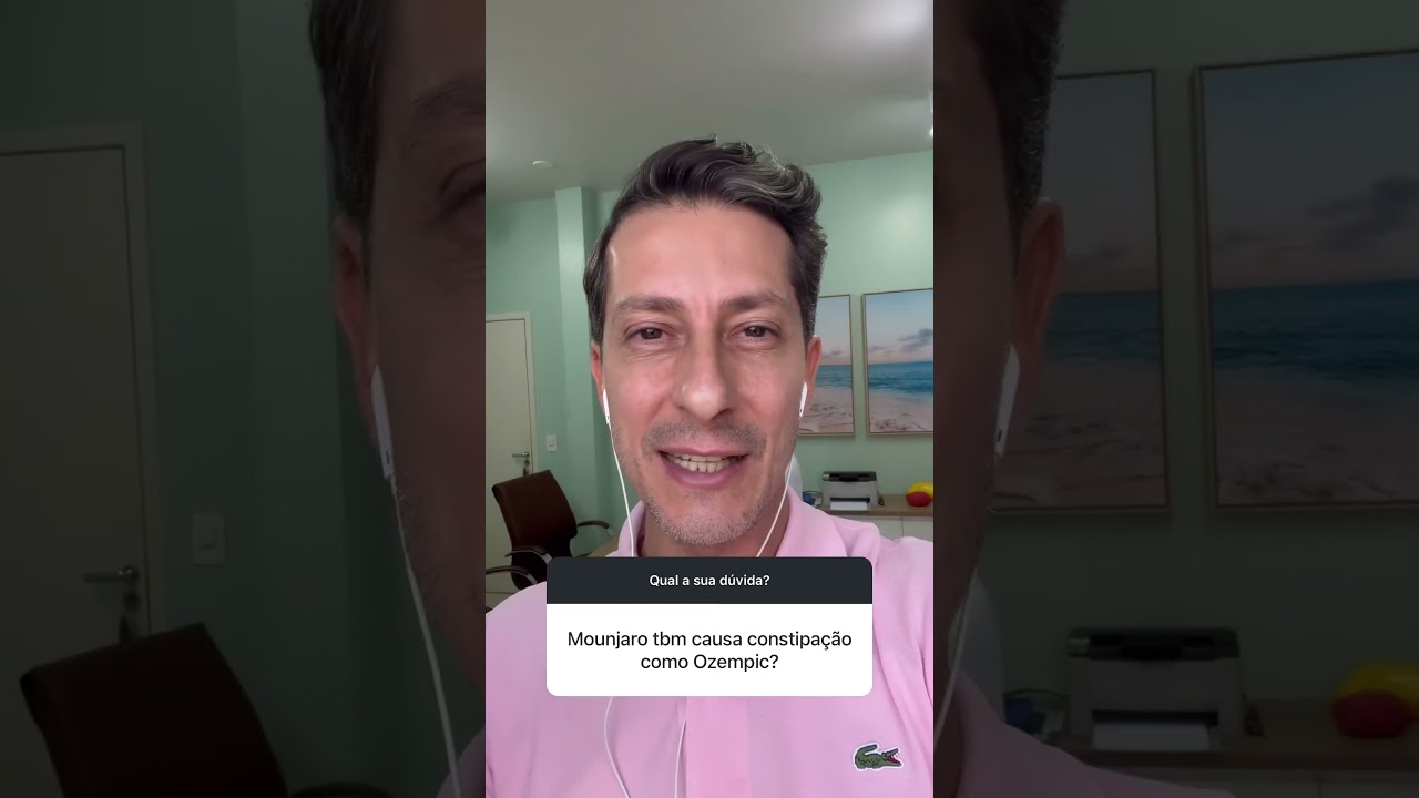 Mounjaro também causa constipação como Ozempic?