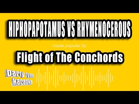 Flight of The Conchords - Hiphopapotamus Vs Rhymenocerous (Karaoke Version)