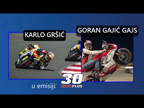 GORAN GAJIĆ  GAJS i KARLO GRŠIĆ u emisiji 🔴MOTO 30 PLUS /  2025 g. 548.