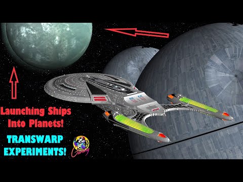 Can we Throw The Death Star? Comedy Planetary Collisions :-) Wacky Experiments - Star Trek Ship Batt