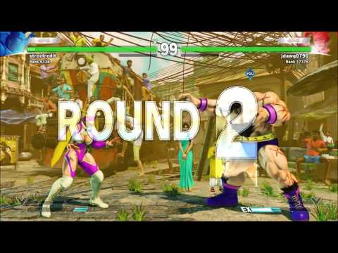Street Fighter V (Beta 3) Zangief vs R. Mika (jdawg0790) *1080p 60FPS*