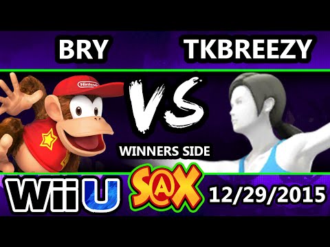 S@X 130 - Bry (Diddy Kong) Vs. VGBC | TKbreezy (WTF) SSB4 Tournament - Smash Wii U - Smash 4