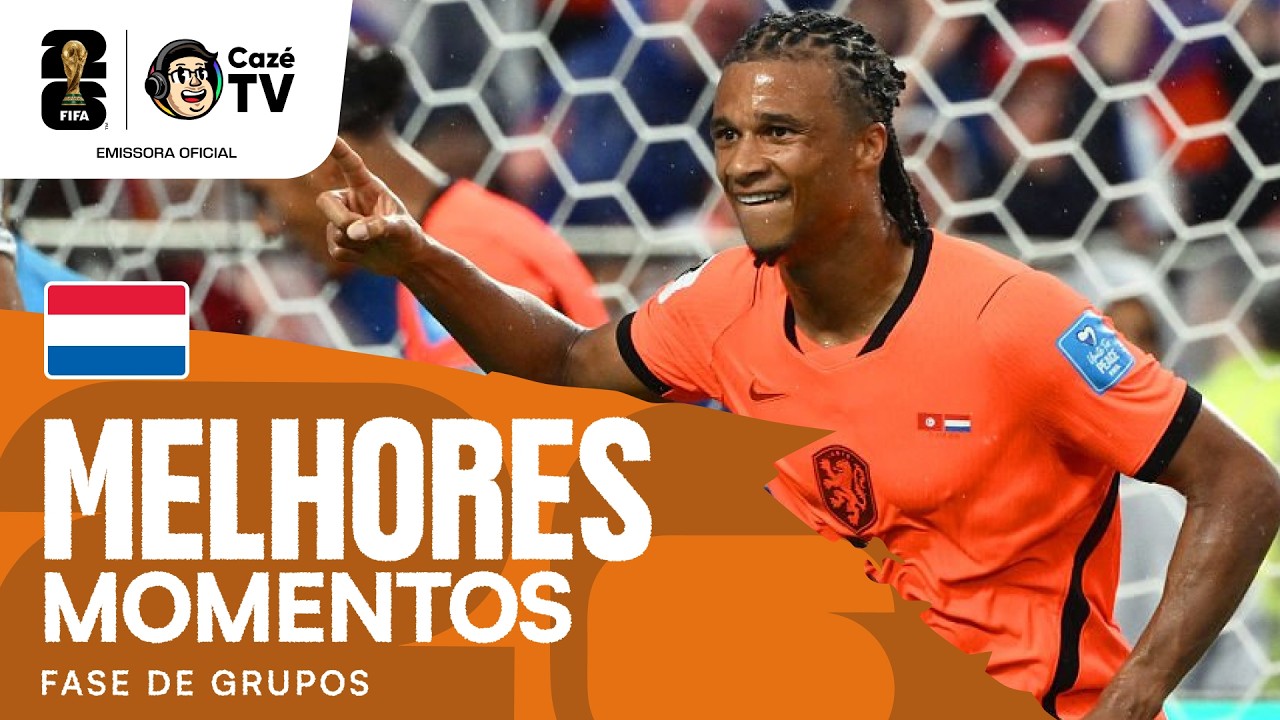 PINTOU A NOVA CANDIDATA? MELHORES MOMENTOS DA HOLANDA NA FASE DE GRUPOS DA COPA DO MUNDO FIFA™ 2026