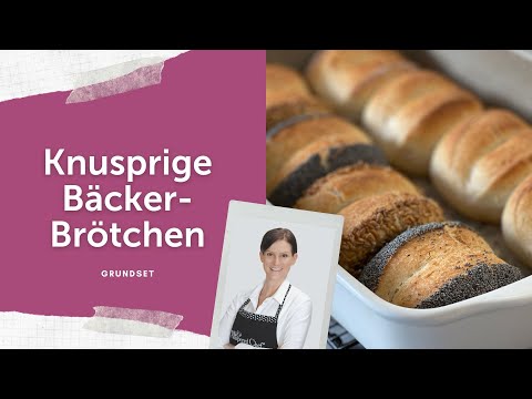 Knusprige Bäckerbrötchen | einfach & schnell | aus dem Grundset von Pampered Chef® |