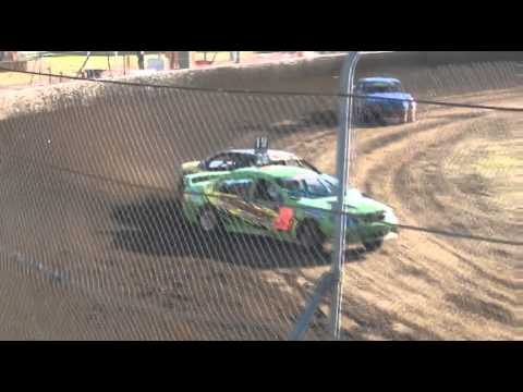 Modified Production - Heat 1 - Beef Capital Showdown - Rockhampton Speedway - 18.02.12