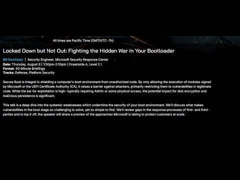 Locked Down but Not Out: Fighting the Hidden War in Your Bootloader