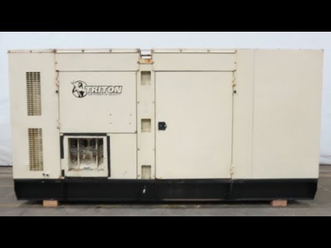 Triton 275 kW diesel generator, Cummins NT-855-G6 eng, 93 Hrs, Yr 2004 - CSDG # 2376