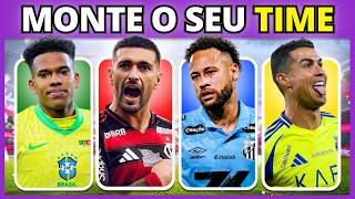 ⚽ CRIE O TIME DOS SEUS SONHOS! | Escolha os melhores jogadores! #buuquiz #quiz