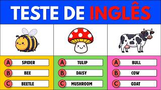 Quiz de Inglês - Teste de 100 palavras em inglês | Você consegue acertar todas? | Teste seu inglês