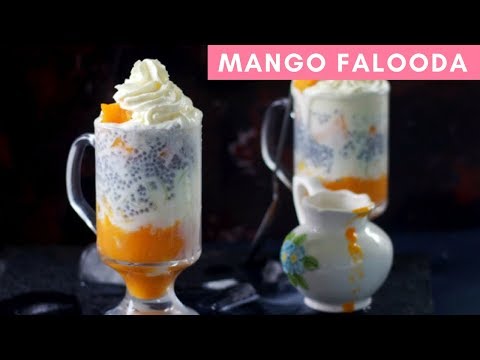 Mango Falooda recipe in 4 simple steps | How to make Falooda | Falooda Ice-Cream
