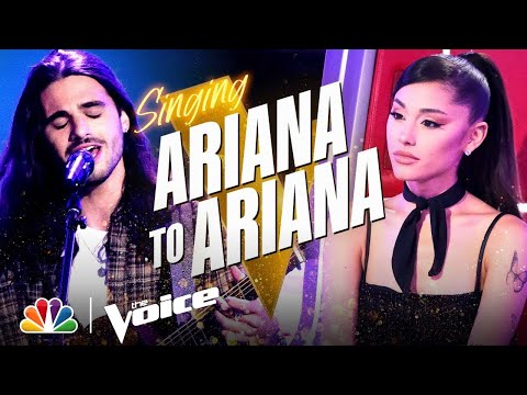 David Vogel Adds Some Rock to Ariana Grande's "breathin" | The Voice Blind Auditions 2021