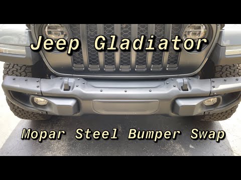Jeep Gladiator - Mopar Steel Bumper Swap