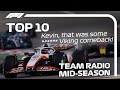 Top 10 Best Team Radio Moments of 2022 So Far!