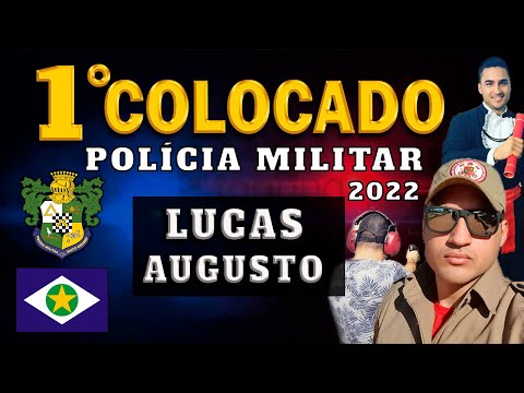 🟨Conheça o 1° colocado da PM.MT (2022) | Lucas Augusto 👊