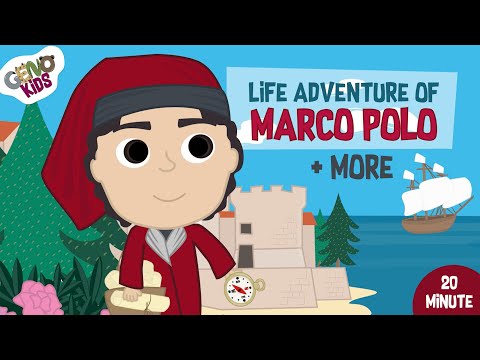Marco Polo & Famous Historical Characters Cartoon Compilation | Geno Kids - 20 Minutes of Adventures