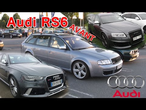 2002-2016 Audi RS6 Avant 3generations of THE Superfast Estate Cars