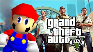 Grand Theft Mario - If Mario was in...GTA V
