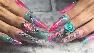 ENCAPSULATED MYLAR WITH FOLDED DIAMOND STYLE FACETS