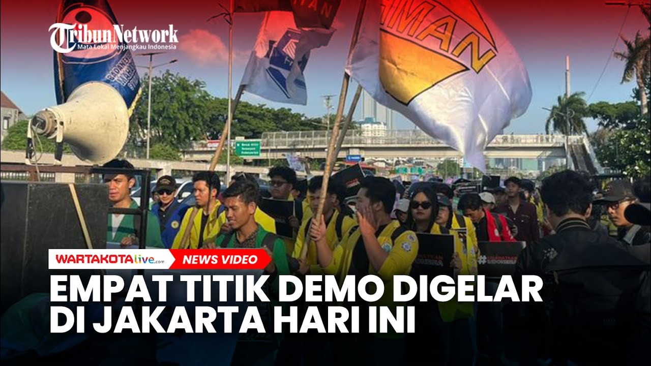 Simak! Empat Titik Demo Digelar di Jakarta Hari Ini, 1.743 Personel Gabungan Disiagakan