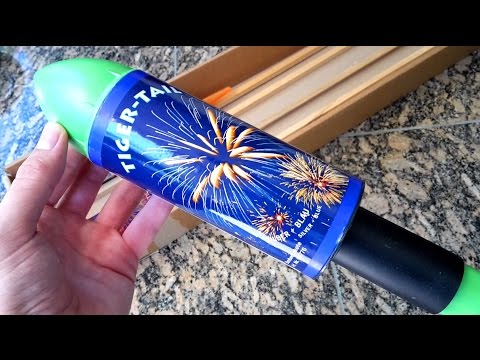 Tiger Tail Silber + blau | Lünig Top-Serie Rakete