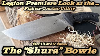 Legion Premiere Look at the Steel Will “Shura” Bowie/Combat/Fighter/Utility blade in 8cr14MoV Steel.