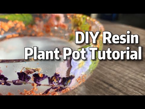 Resin Art Tutorial Amazing Table of Flowers and Epoxy