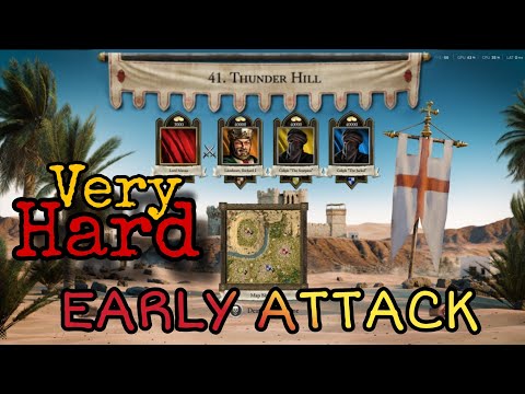 Thunder Hill — Mission 41 | SPEED RUN | Stronghold Crusader Definitive Edition