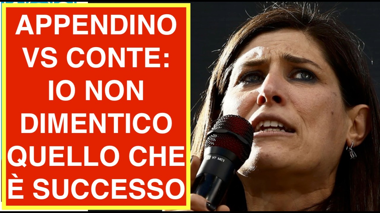 APPENDINO VS CONTE: IO NON DIMENTICO QUELLO CHE È SUCCESSO