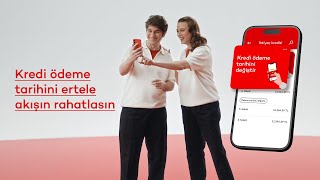Mobilden Akbanklı ol, kredi ödeme tarihini erteleyerek nakit akışını rahatlat.