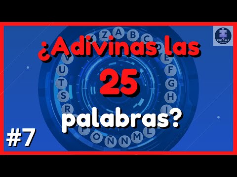 Cap.#7. Adivina la palabra con la letra.✨📺⏱ Juego de palabras divertido. Test de preguntas. Cultura.
